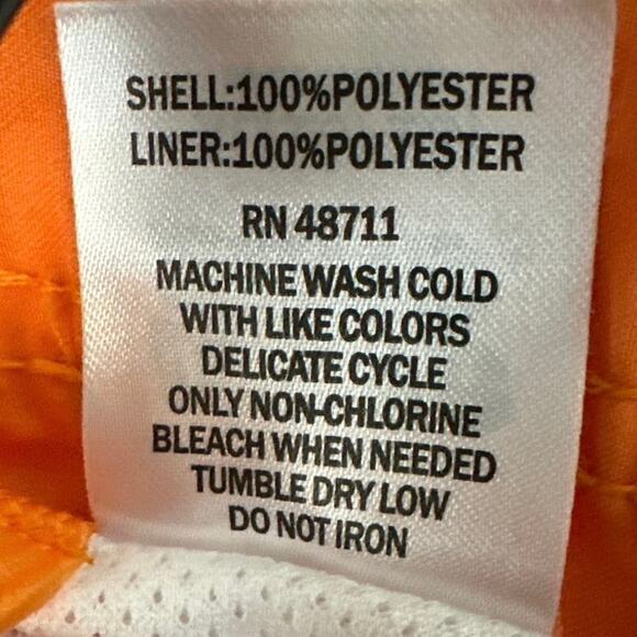 Wave Zone Boys Swim trunks size XL 16/18 orange stripe - Picture 6 of 7